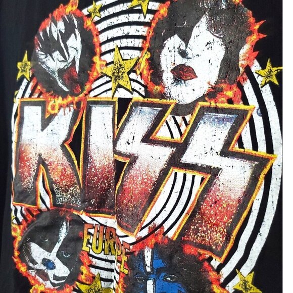 KISS 2021 End of the Road Tour Tee L | European Leg Concert Shirt - Picture 6 of 9